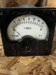 КМ №11015 В-3 (пред.изм 0-15х100 V)