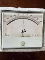 М2027-М1, 0693 г.в. 1,0 кл. (пред.изм 100-0-100 мкА)