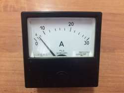 Э8033УХЛ, ?.г.в. 2,5 кл. (предел измерений 0-30 A), 30/S, 50:180-550 Hz