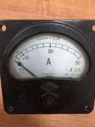 Э8021, 71 г.в. 2,5 кл (пред.изм  0-30 A, частота 180-550 Hz)