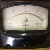 М265М, 74 г.в. 1,5 кл (пред.изм 100-0-100 µА)