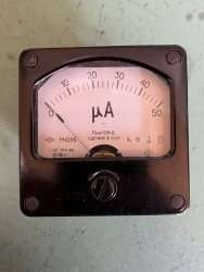 М4205, 76 г.в. 1,5 кл. (пред.изм 0-50 мКА)