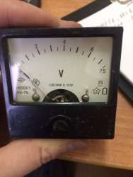 М2001/1, 78 г.в. 2,5 кл (пред.изм 0-7,5 V)