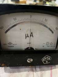 М1690А, 74 г.в. 1,0 кл. (100-0-100 мкА)