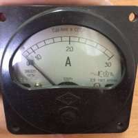 Э8021, 75 г.в. 2,5 кл (пред.изм  0-30 A, частота 1000 Hz)