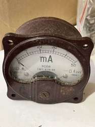 М358, 59 г.в. (Предел измерений 0-50 mA)