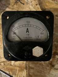 Э421, 64 г.в. 2,5 кл. (пред.изм 0-150 А) ТТ150/5
