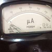 М265М, 74 г.в. 1,5 кл (предел измерений 0-300 МКА)