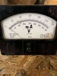 Jпр 200 мкА, 60 г.в. 1,0 кл. (пред.изм 0-300 mA; 0-400 V)