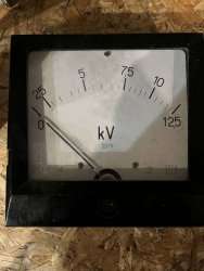 Э378, 82 г.в. 1,5 кл. (пред.изм 0-12,5 kV)