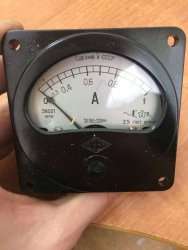 Э8021, 74 г.в. 2,5 кл (пред.изм  0-1 А, частота 50:180-550 Hz)