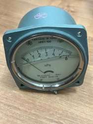 НМП-100, 86 г.в. 2,5 кл. (пред.изм 0-6 kPa) (лопнуто стекло)