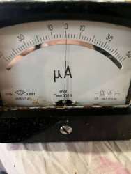 М1690А, 75 г.в. 1,0 кл. (пред.изм 50-0-50 мкА)