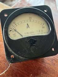 Э421, 69 г.в. 2,5 кл. (пред.изм 0-30А) 50,180-550Hz