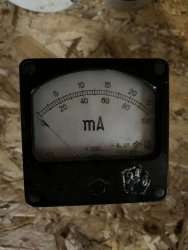 БУ2.717.020, 74 г.в. 2,5 кл. (пред.изм 0-100 mA)