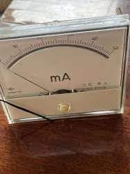 М2027-М1, 0592 г.в. 1,0 кл. (пред.изм 0-50 mA)